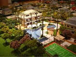 viso do clube, quadra